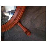 Vintage NKlaus Wooden Steering Wheel Mirror designed for Nautical wheel decoration