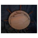 Vintage NKlaus Wooden Steering Wheel Mirror designed for Nautical wheel decoration