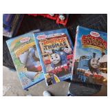 Vintage Thomas the Train Movies, toys, books Lot of 21 pieces