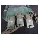 3 TRAIL CAMS AND AN OUTDOOR BAG