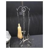 MINUTEMAN TWISTED ROPE FIREPLACE 4 PIECE TOOL SET
