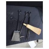 MINUTEMAN TWISTED ROPE FIREPLACE 4 PIECE TOOL SET