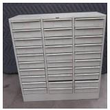 TENSCO METAL 30 DRAWER ORGANIZER