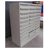 TENSCO METAL 30 DRAWER ORGANIZER