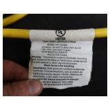 INDUSTRIAL HANGING LIGHTS, 3 SURGE PROTECTORS AND WIRES