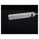 INDUSTRIAL HANGING LIGHTS, 3 SURGE PROTECTORS AND WIRES