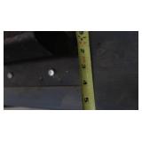 HEAVY DUTY WOODEN BASE WITH SMALL ANVIL ON TOP