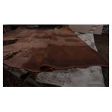 HEAVY DUTY MESH ORANGE DRIVEWAY TARP, HUGE PIECE OF WHITE MESH FABRIC