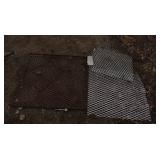 1 METAL SCREEN, 2 ALUMINUM SCREENS