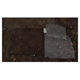 1 METAL SCREEN, 2 ALUMINUM SCREENS