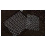 1 METAL SCREEN, 2 ALUMINUM SCREENS