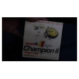 LARGE LOT OF VINTAGE POWDER AND SHOT FLASK, AND AMMO