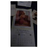 7 VINTAGE PIN UP CALENDERS