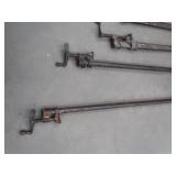 ANTIQUE WOODWORKING METAL CLAMPS