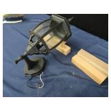 3 BLACK OUTDOOR LIGHTS