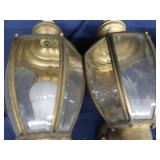 6 SOLID BRASS OUTDOOR LIGHTS