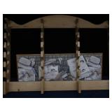 WALL GUN RACK AND WALL COAT RACK