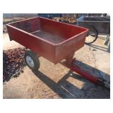 RED HAND HAULER GARDEN TRAILER