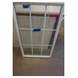 Door Window Insert With Decorative Grid