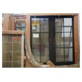 Marvin Patio Style Double Door Black With Grids