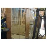 Marvin Patio Style Double Door Black With Grids