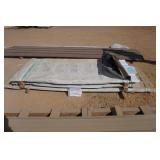 Large lot of Classic Rib Metal Construction Panels  Bright White
