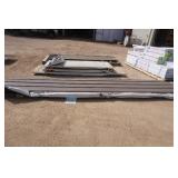 Lot of Classic Rib Metal Construction Panels In Classic Brown