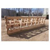 18 Station Wood Construction Livestock Feed Bunker