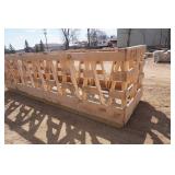 18 Station Wood Construction Livestock Feed Bunker