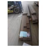 Lot of Timbertech Composite Decking, Fascia, and Risers in Brown Oak Color