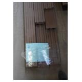 Lot of Timbertech Composite Decking, Fascia, and Risers in Brown Oak Color