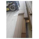 Lot of Timbertech Composite Decking, Fascia, and Risers in Brown Oak Color