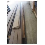 Lot of Timbertech Composite Decking, Fascia, and Risers in Dark Roast Color