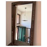 MCM Danish Modern Dressing Table with Mirror - 4-Drawer Vanity with Mosaic Tile Top - Made in Denmark