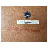 MCM Danish Modern Dressing Table with Mirror - 4-Drawer Vanity with Mosaic Tile Top - Made in Denmark