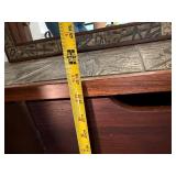 MCM Danish Modern Dressing Table with Mirror - 4-Drawer Vanity with Mosaic Tile Top - Made in Denmark