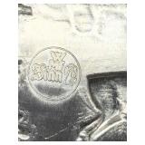 WMF Vintage German Deer Relief Hunting Wall Plaque Medallion with Woven Hanger