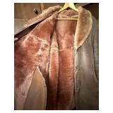 Jackets - Black Gallery Quilted Coat, Tan Shearling Coat, Red Free Country Puffer (Lot of 3)