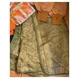 Assorted Hunting Winter Gear Bundle - Gloves, Mittens, Orange Beanie, Liners & Foot Warmers