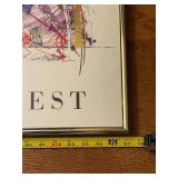 Gatewood Fan II Poster - Architectural Digest Abstract Artwork Framed Print