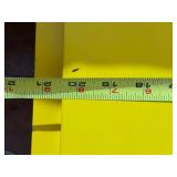 Vintage Murame Finland - Finnish-Made Modular Desk with 3 Yellow Drawer Units, 2 White Cabinet, Yellow Chair & White Shelf