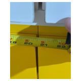 Vintage Murame Finland - Finnish-Made Modular Desk with 3 Yellow Drawer Units, 2 White Cabinet, Yellow Chair & White Shelf