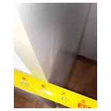 White Storage Cabinet with Open Shelves - 2-Door Base - ~70in Tall