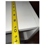 Bookcase - White Wood Freestanding 2-Shelf (Lot of 2)