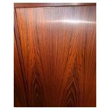 Danish Rosewood Tambour Door Cabinet Highboard - Mid-Century Modern, Made in Denmark