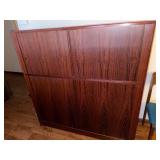Danish Rosewood Tambour Door Cabinet Highboard - Mid-Century Modern, Made in Denmark