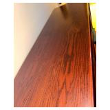 Danish Rosewood Tambour Door Cabinet Highboard - Mid-Century Modern, Made in Denmark