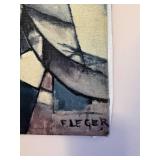 Fernand Léger La Femme en Bleu Print