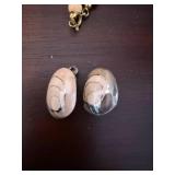 Bead Necklace - Pink Peach Round Beads, 20in Length