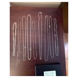 Silver & Gold Necklace Chains - Assorted Lengths